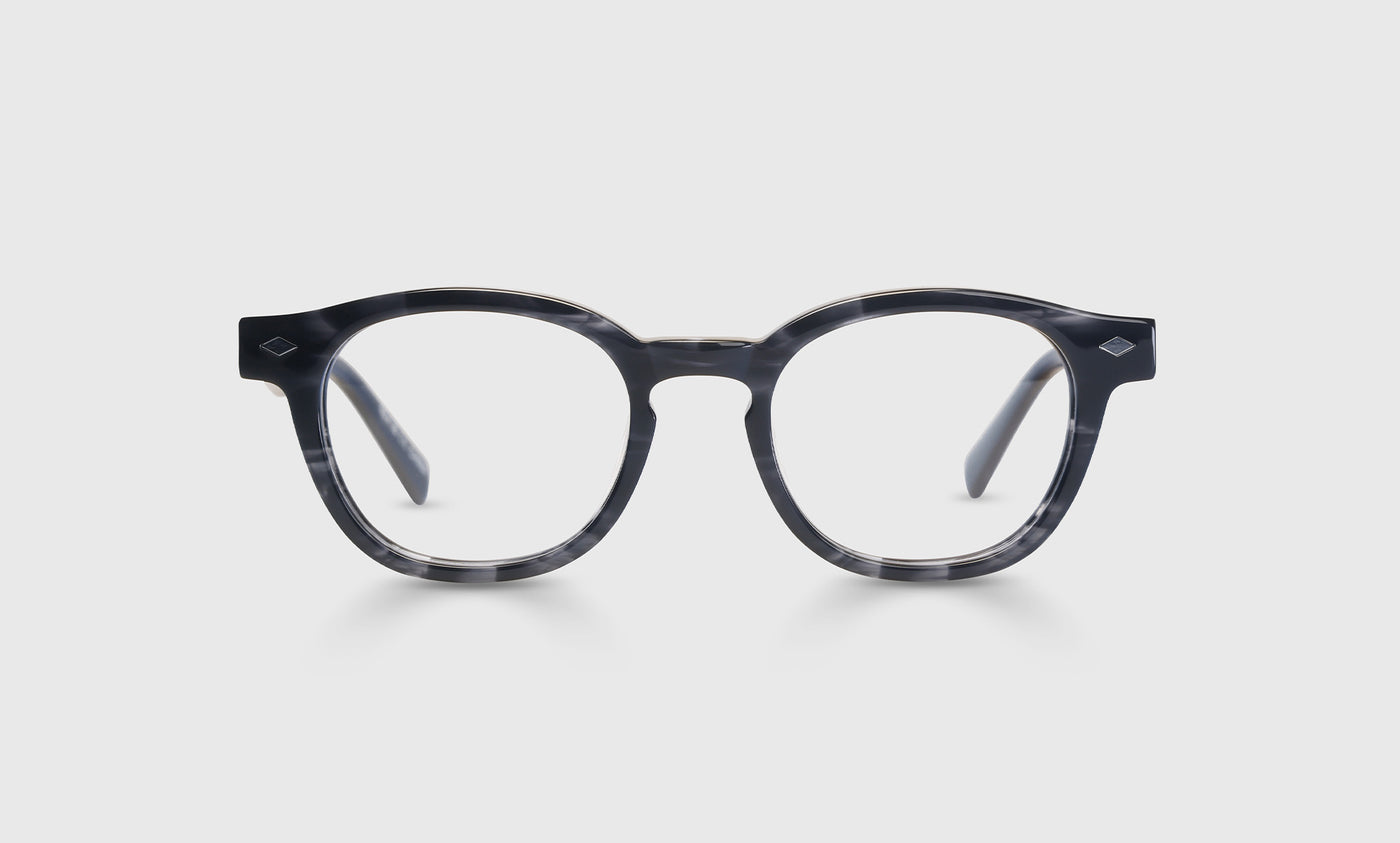 Bitty Witty Color 00 Black Granite Eyeglass Frames - Stylish & Durable Front & Temples for Women & Men | Perfect for Work, Reading & Fashion Accessories