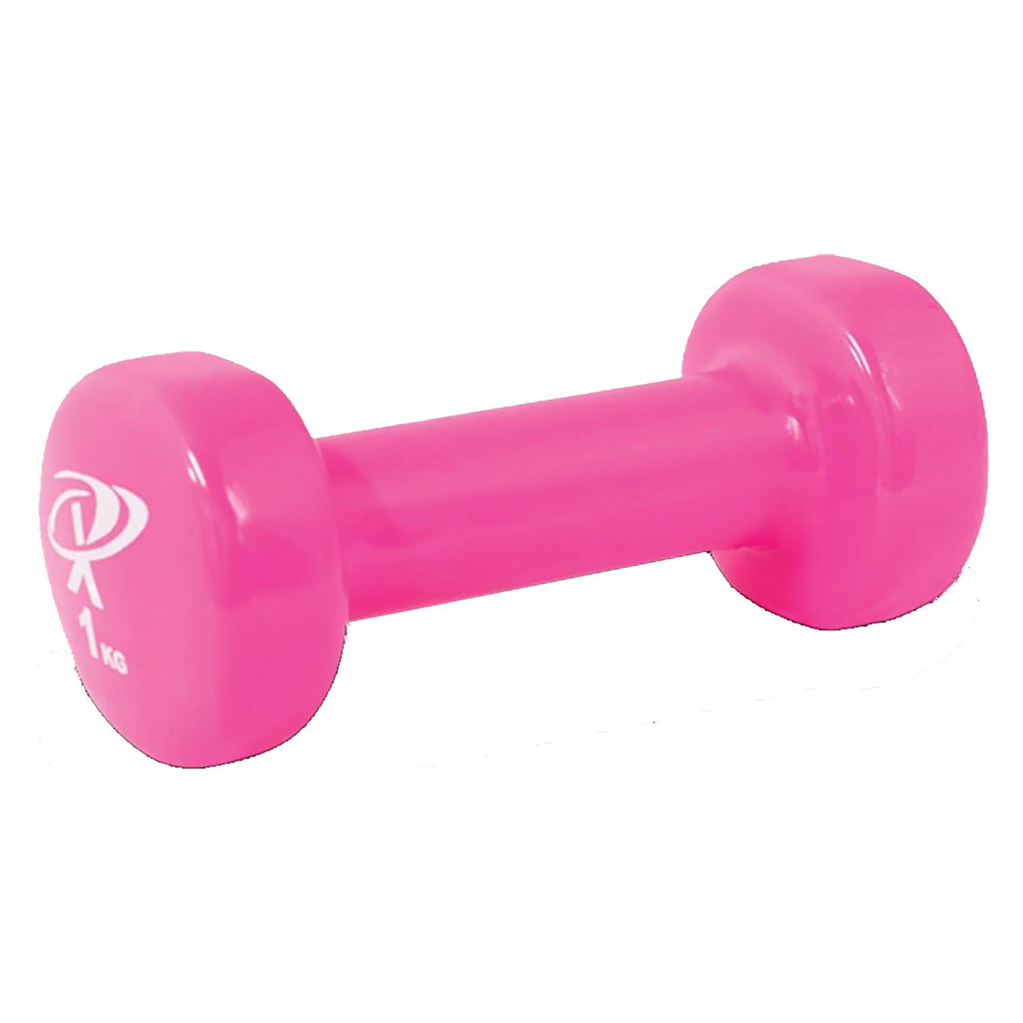 1Kg Colored Vinyl Coated Dumbbell - Home Gym Equipment for Strength Training & Fitness Workouts