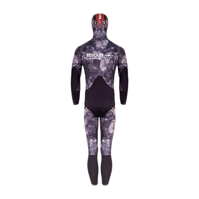 Beuchat TRIGOBLACK 7mm Neoprene Scuba Diving Wetsuit Jacket - Warm & Flexible for Cold Water Diving, Spearfishing & Snorkeling