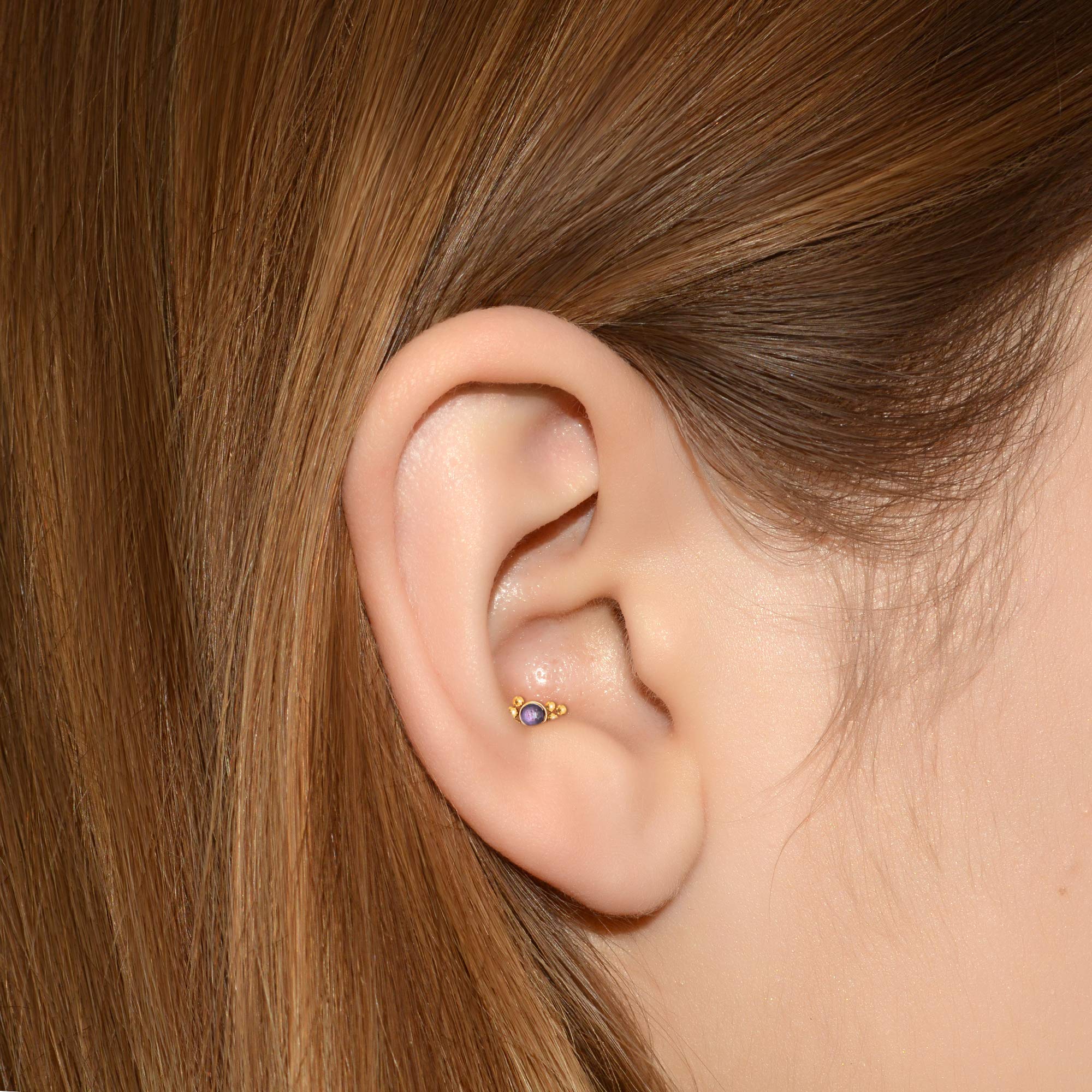 Surgical Steel Labret Jewelry - CZ Helix Stud, Tragus & Cartilage Earring for Conch Piercing | Perfect for Everyday Wear & Special Occasions