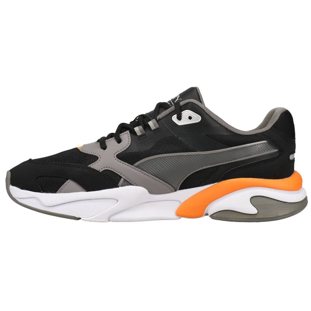PUMA Men's X-Ray Millennium Sneakers - Black & Grey Casual Running Shoes for Gym, Workout & Everyday Wear