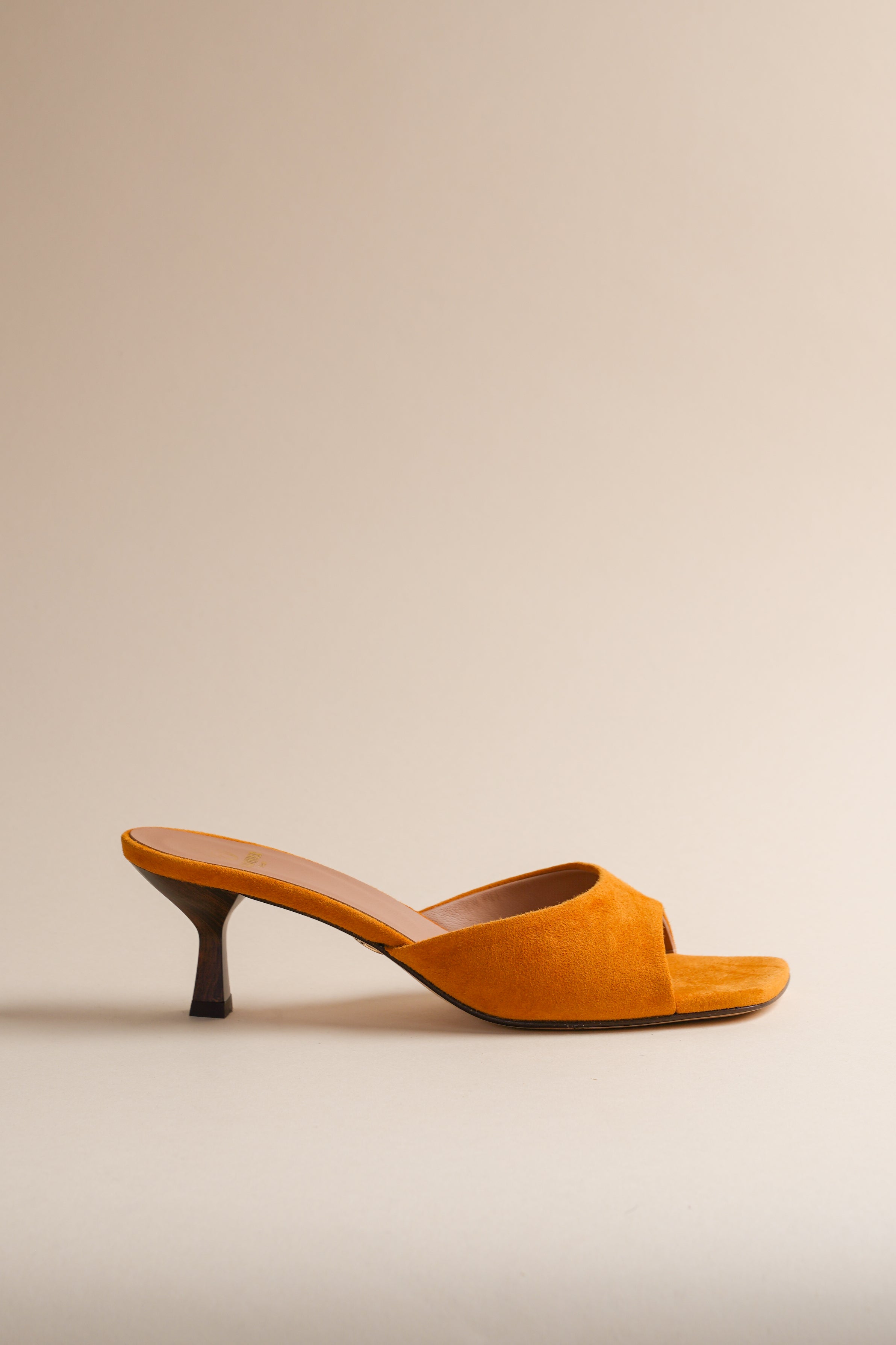 Tuesday Mule in Mustard - Women's Comfortable Slip-On Mules | Casual & Fashionable Shoes for Everyday Wear | Perfect for Office, Shopping & Leisure Activities