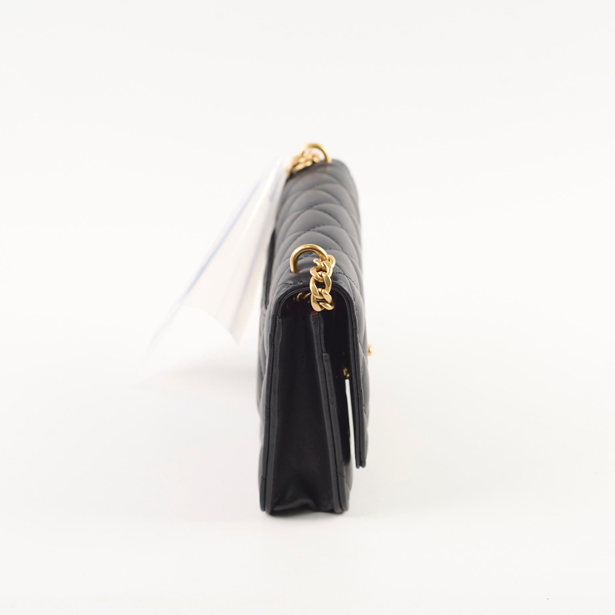 Chanel Camellia Adjustable Buckle Gold CC Logo Wallet on Chain WOC - Perfect for Evening Events & Luxury Fashion Accessories