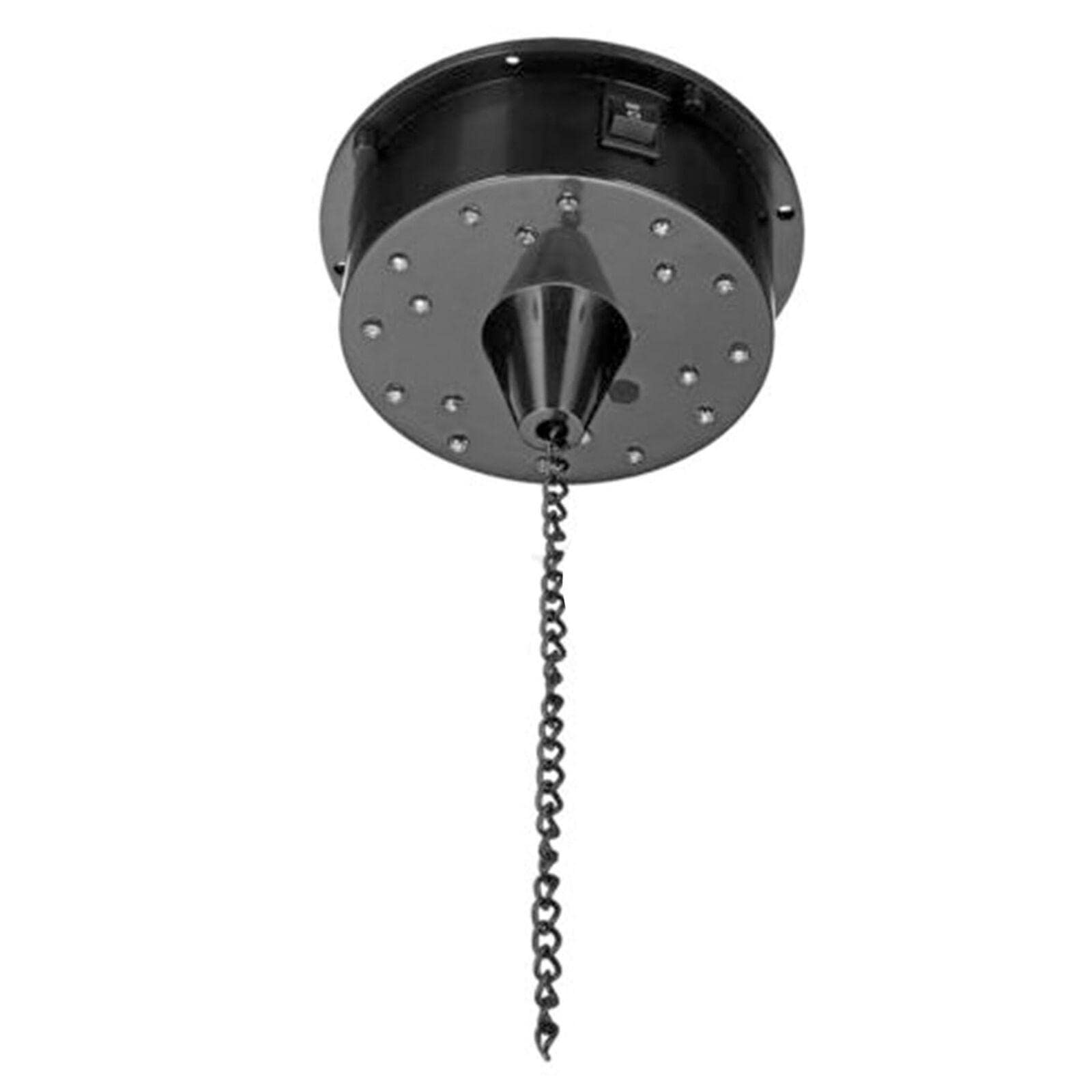 18 LED Sound-Activated Disco Ball with Rotating Glass Mirror - DJ Party Light for Nightclubs, Dance Floors & Home Dance Parties