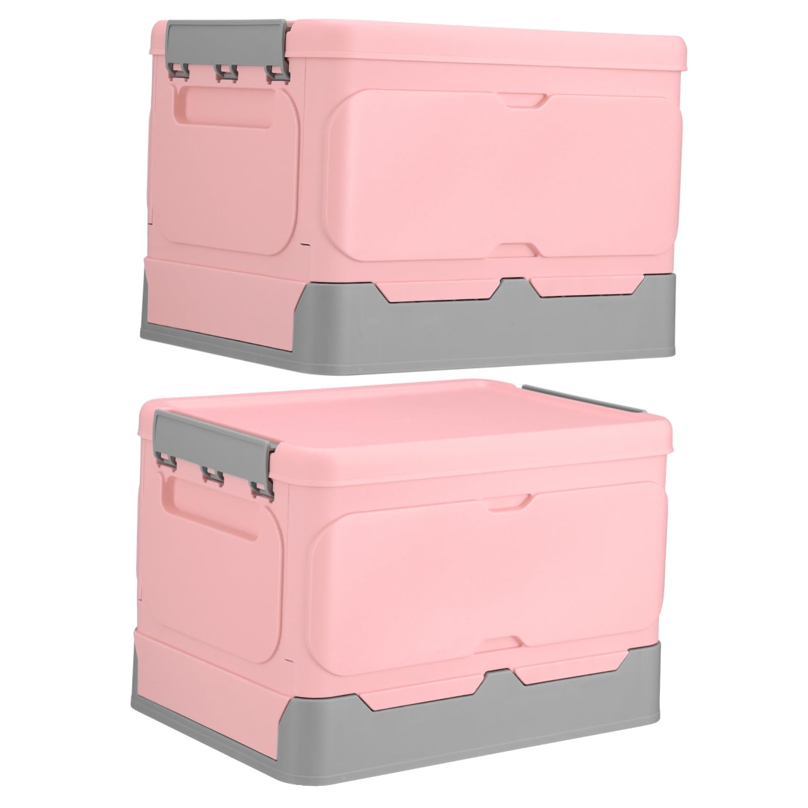 Luxshiny 2-Pack Foldable Storage Bins - Multi-Use Organizer Boxes for Home, Office, Car & Travel | Space-Saving Storage Solutions for Closet, Pantry & Kids' Toys