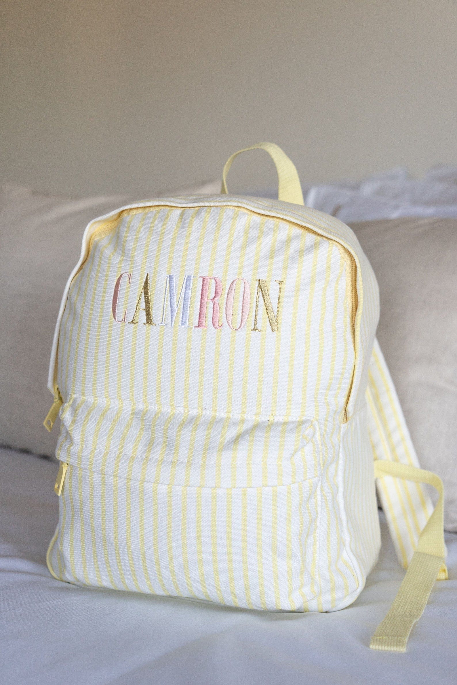 Soft Pink White Stripes