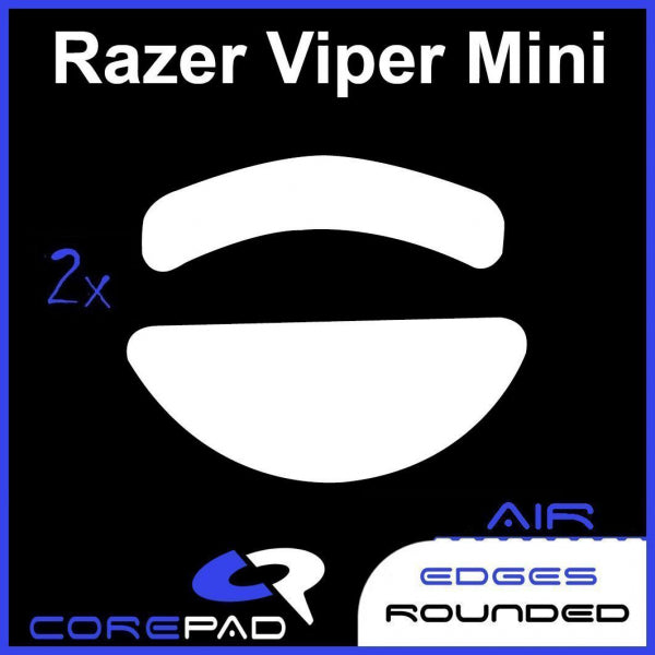 Corepad Skatez AIR Mouse Feet for Razer Viper Mini - Ultra Smooth Gliding, Low Friction Gaming Mouse Skates - Perfect for FPS, MOBA, and Esports Gaming