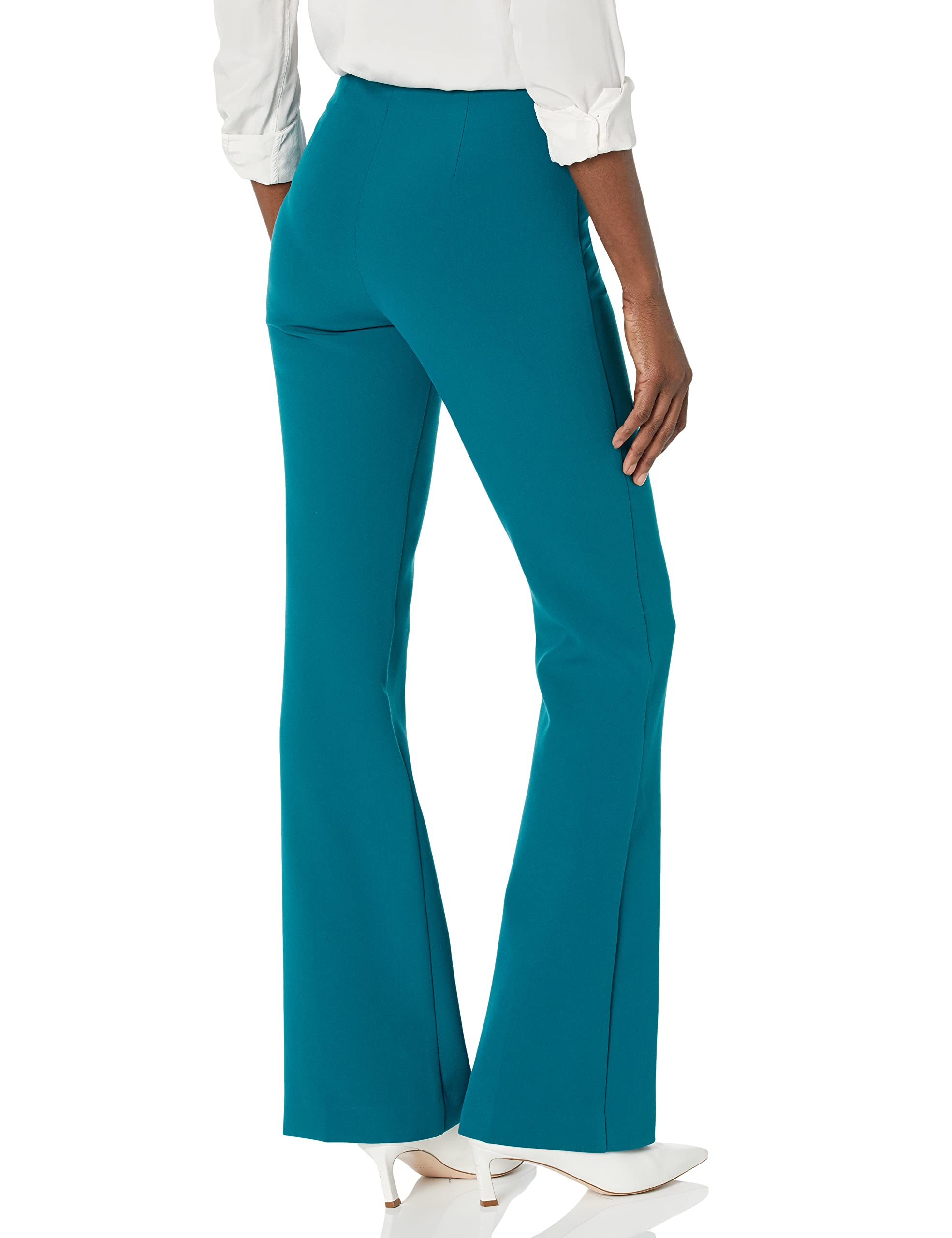 Trina Turk Women's Wide Leg Pants - High Waist Flowy Trousers for Work & Casual | Comfortable Stretch Fabric for Office, Travel & Everyday Wear