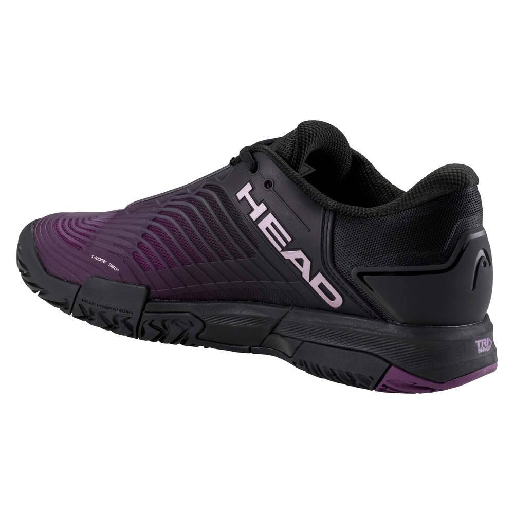 Head Revolt Pro 4.5 Women's Tennis Shoes - Lightweight & Breathable Court Shoes for Women (Black/Purple) - Perfect for Tennis, Training & Casual Wear