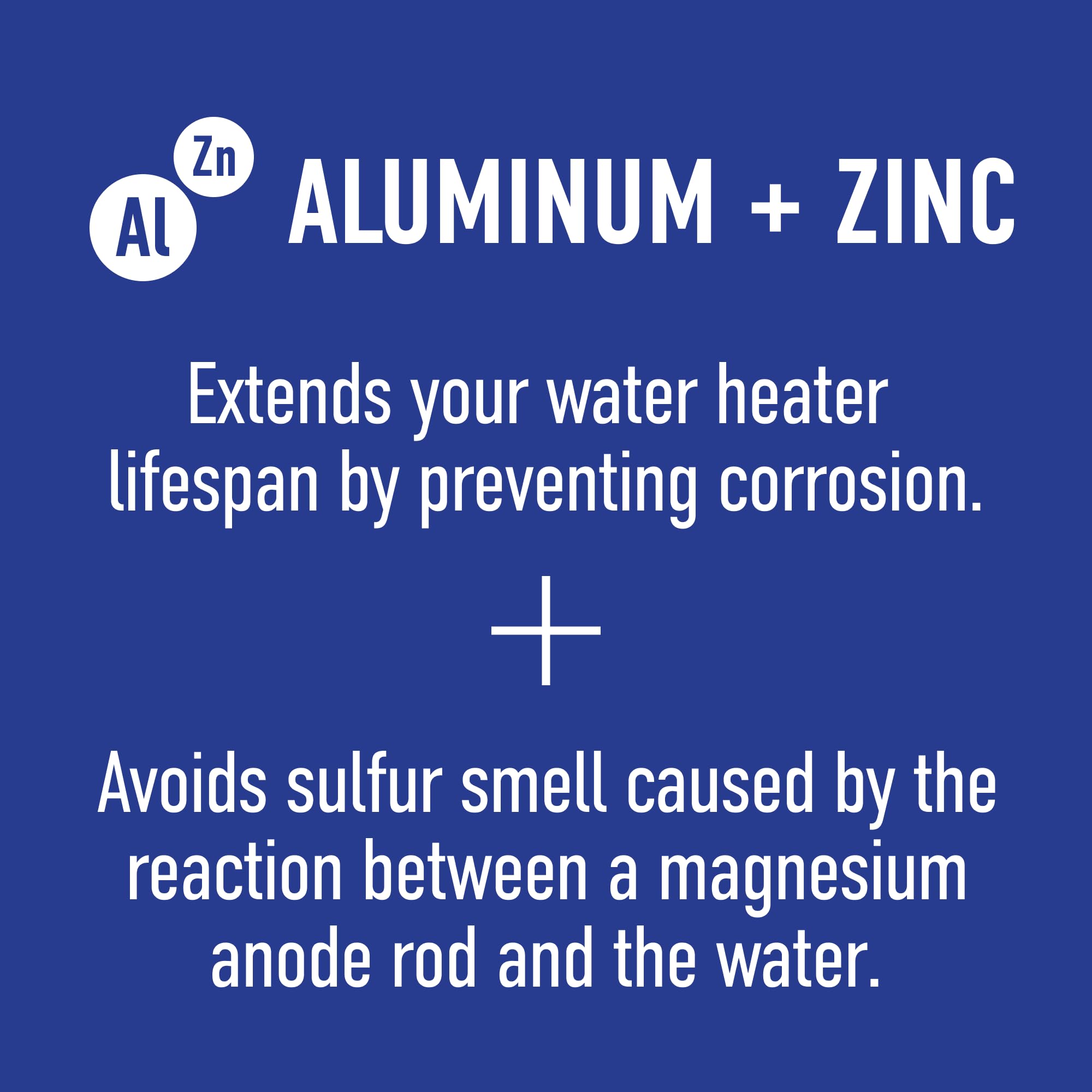 Aluminum Anode Rod for Bradford White Water Heaters - 3/4