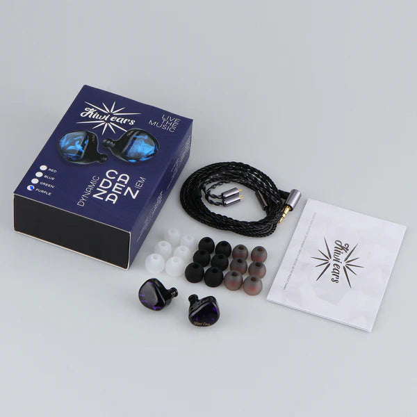 Kiwi Ears Cadenza High-Fidelity In-Ear Monitors (IEM) with Balanced Sound - Perfect for Audiophiles, Musicians & Gaming Enthusiasts