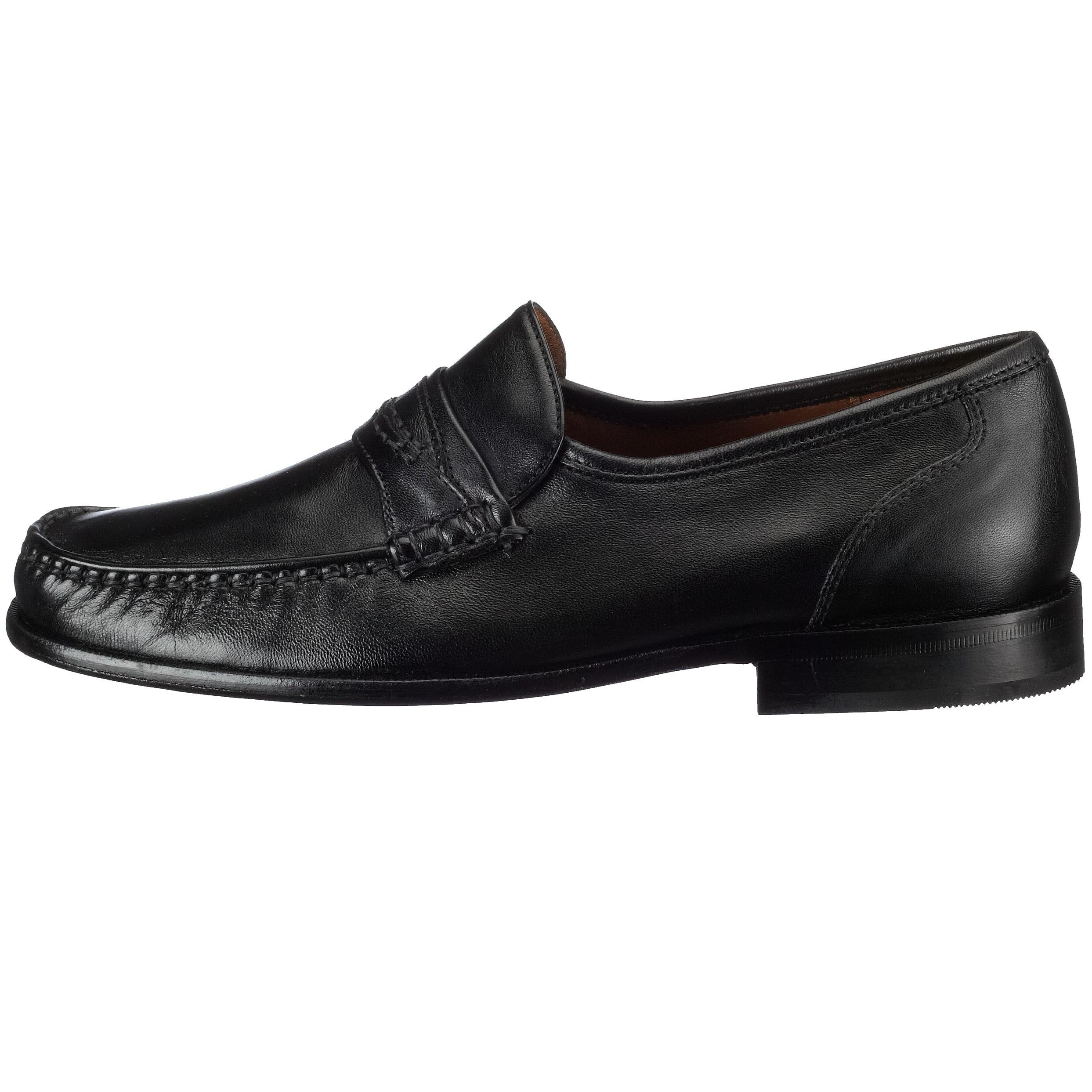 Sioux Men's Genuine Leather Moccasins - Soft Sole Comfortable Native American Style Slip-On Shoes for Casual Wear, Indoor & Outdoor Use