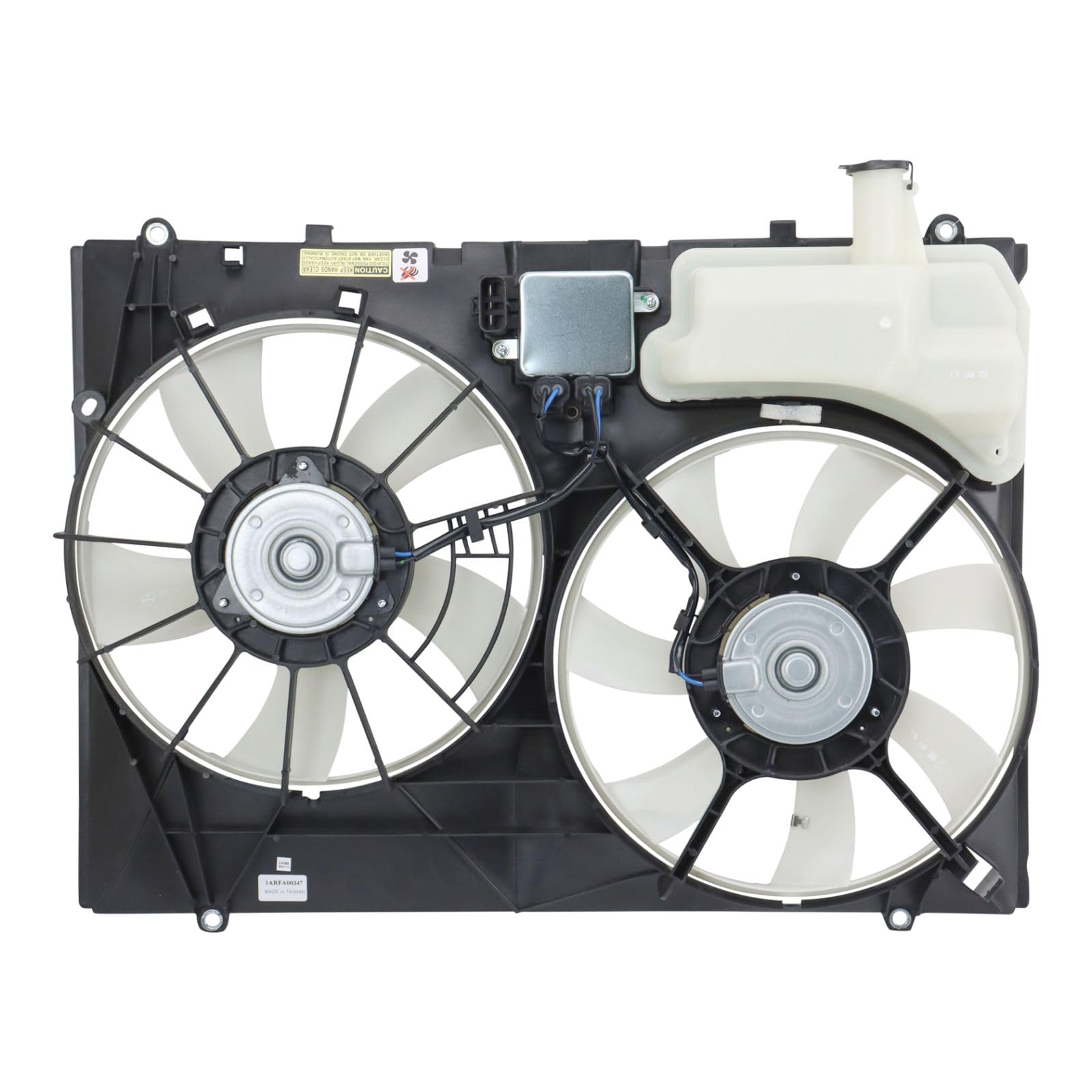 2007-2009 Lexus RX350 Radiator Dual Cooling Fan Assembly Replacement Part - LX3115114 Compatible - High Performance Cooling for Hot Weather & Heavy Traffic Driving