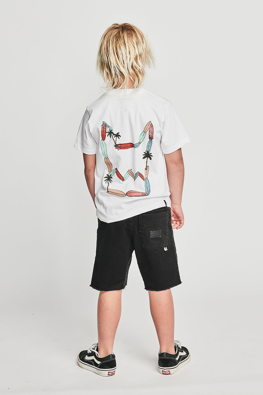 Boys Munster Kids Island Way White T-Shirt - Soft Cotton Tee for Casual Wear, School & Playtime
