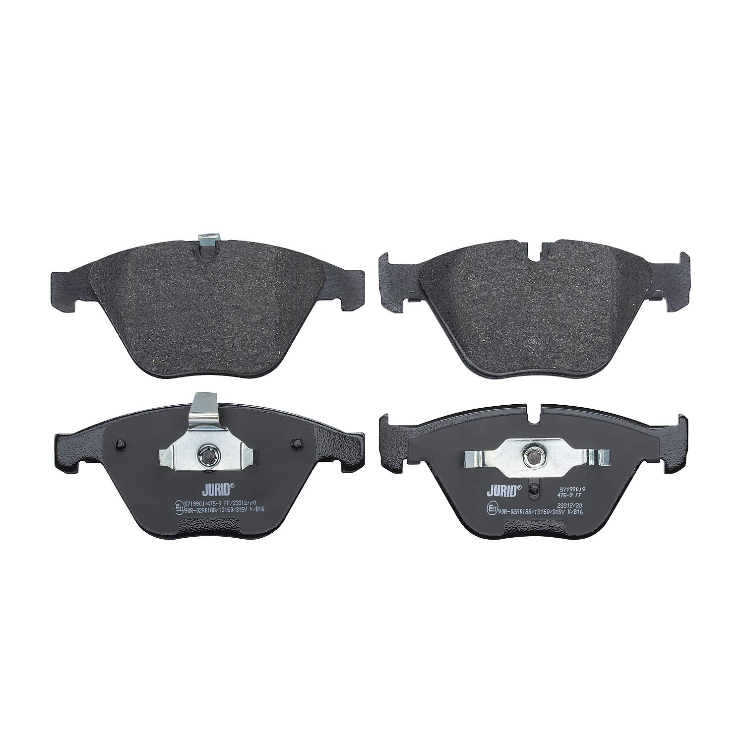 High-Performance 571990J Brake Pad Set - Durable & Quiet for Smooth Braking - Perfect for Daily Commute, City Driving & Highway Use