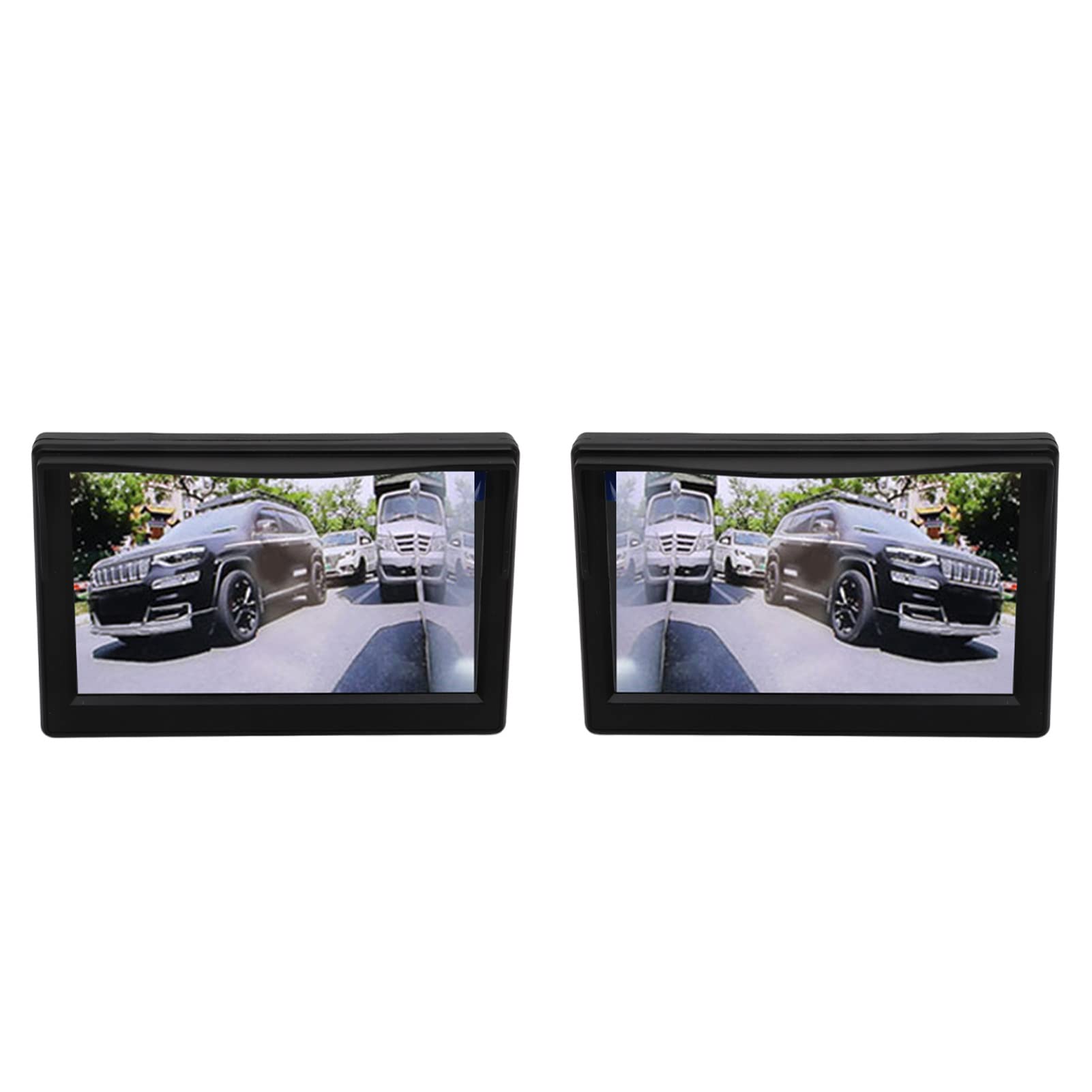 5in LCD Side View Backup Camera System Kit - IP67 Waterproof, Night Vision, Car Rear View Monitor Screen | Perfect for Trucks, SUVs & RVs Parking Safety