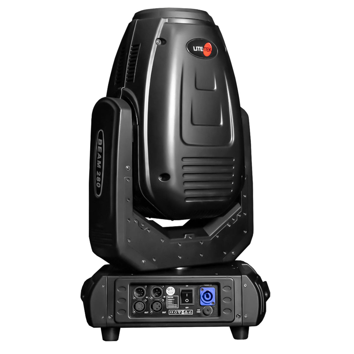 Lite Tek BEAM 280 Professional Moving Beam Light - 2 Pack with Durable Flight Case for DJ Events, Stage Performances & Nightclubs