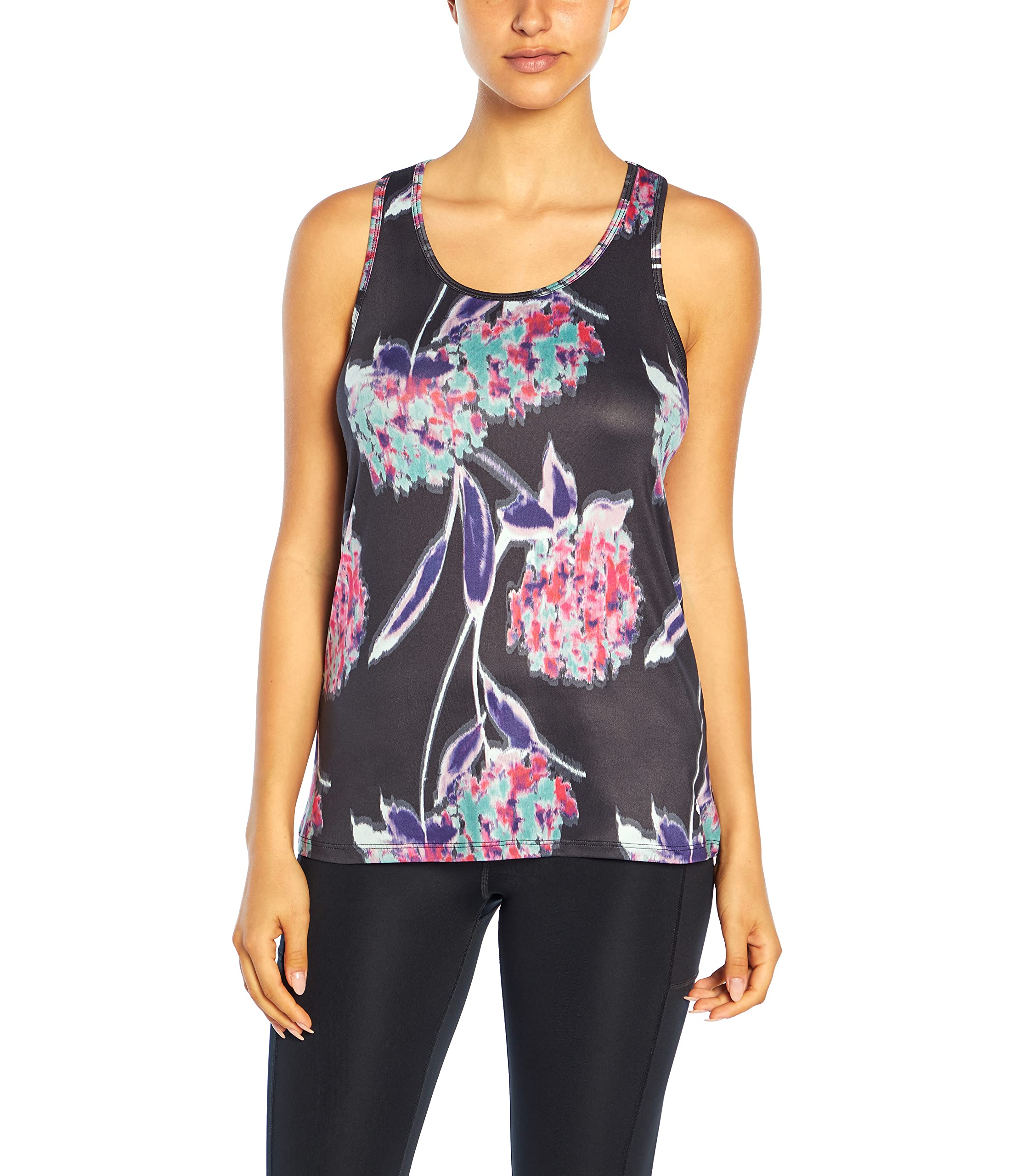 Bally Total Fitness Women's Abby Tank Top - Breathable Workout Shirt for Yoga, Running & Gym - Comfortable & Stylish Activewear