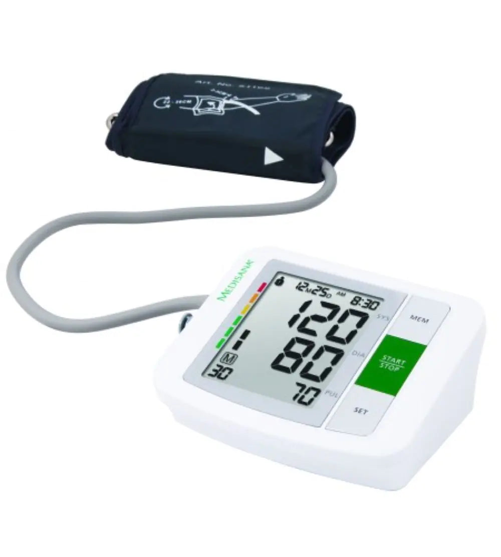 Medisana 48626 Upper Arm Digital Blood Pressure Monitor - Accurate & Comfortable for Home Use - Ideal for Hypertension & Heart Health Tracking