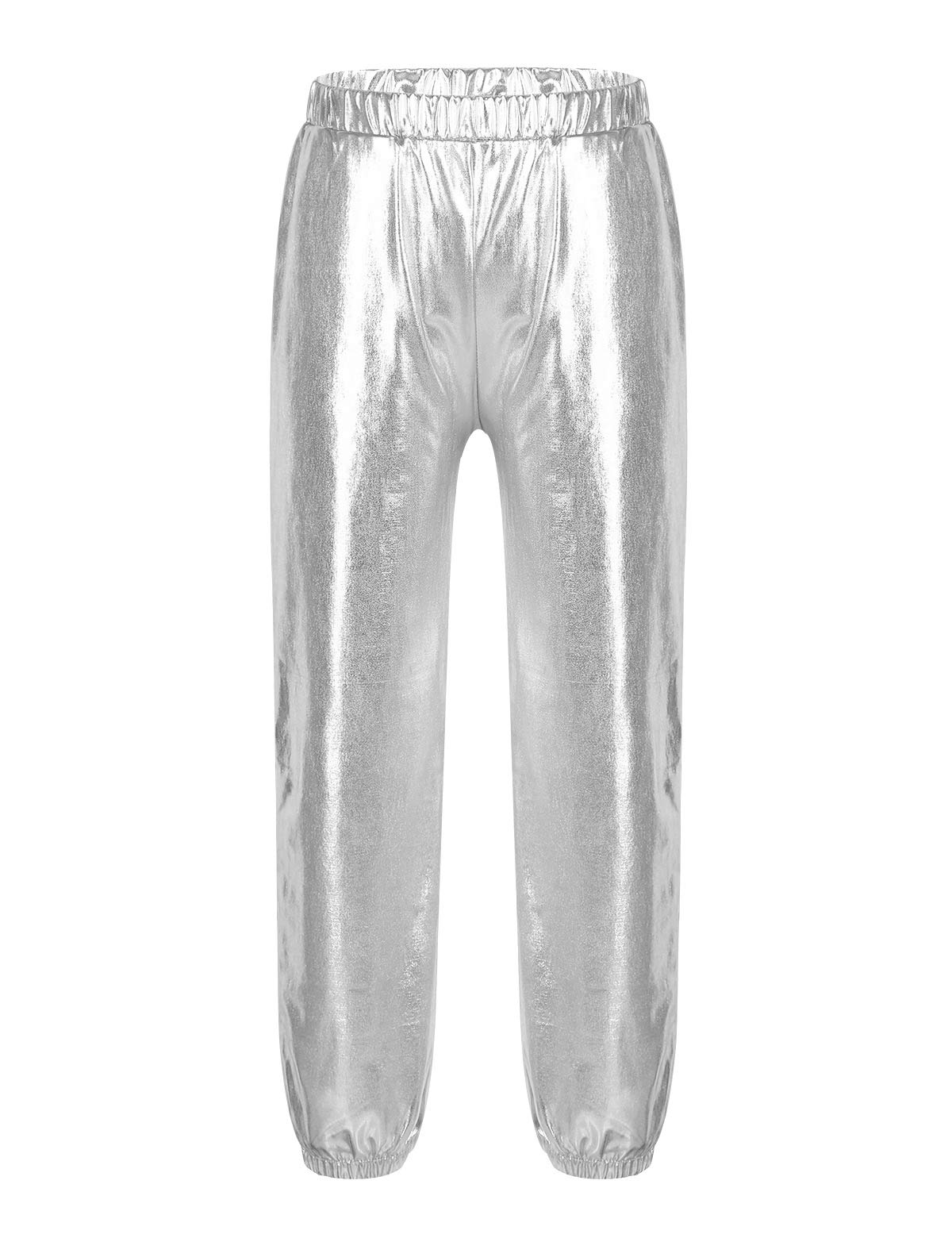 YEAHDOR Glitter Sequins Hip Hop Jazz Dance Pants for Kids - Boys & Girls Street Dance Costume for Solo/Group Competition | Perfect for Performances, Recitals & Dance Classes