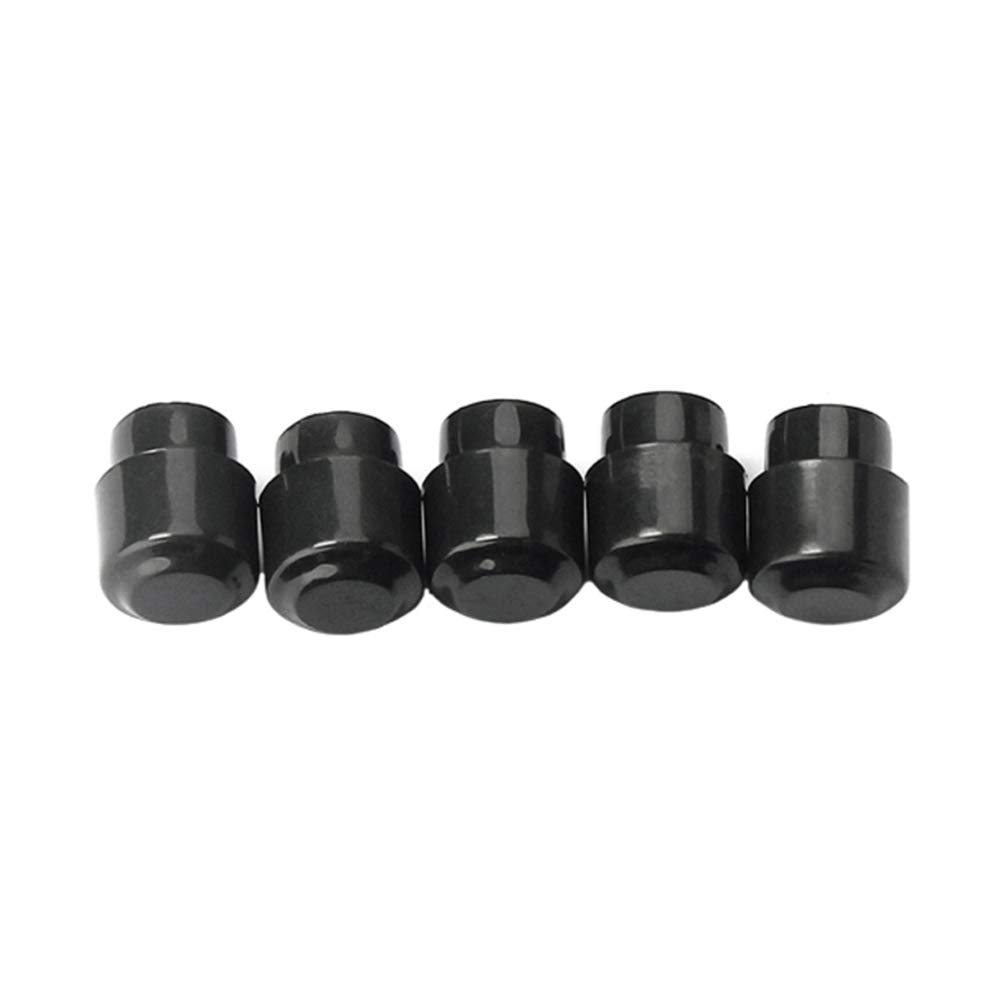 Exceart 5-Piece Black Guitar Switch Tip Caps - Premium Knobs for Electric Guitar Accessories | Perfect for DIY Guitar Repair & Customization