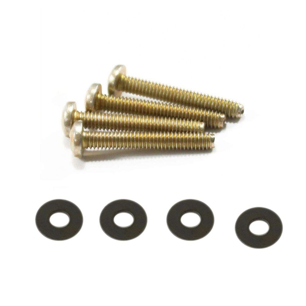 Briggs & Stratton 698516 Genuine OEM Engine Screw & Washer Kit (4-Pack) - Compatible with Lawn Mowers, Garden Tractors & Outdoor Power Equipment