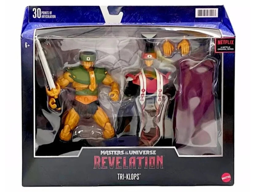 Masters of the Universe: Revelation Masterverse Deluxe Tri-Klops Action Figure | Collectible He-Man Toy for Fans & Display | Perfect for Play, Gifts, and Nostalgic Collections