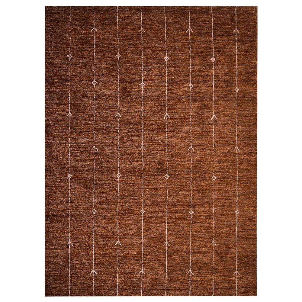 Scandinavian Hand Knotted Rug - Premium Wool Area Rug for Living Room, Bedroom & Dining Room - Nordic Style Home Decor