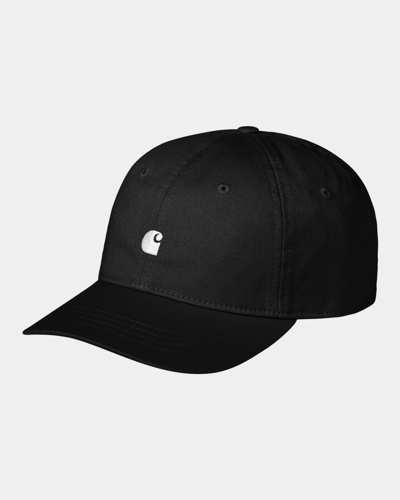 Madison Logo Cap - Stylish Black & White Baseball Hat for Men & Women - Perfect for Outdoor Sports, Casual Wear & Fashion Accessories