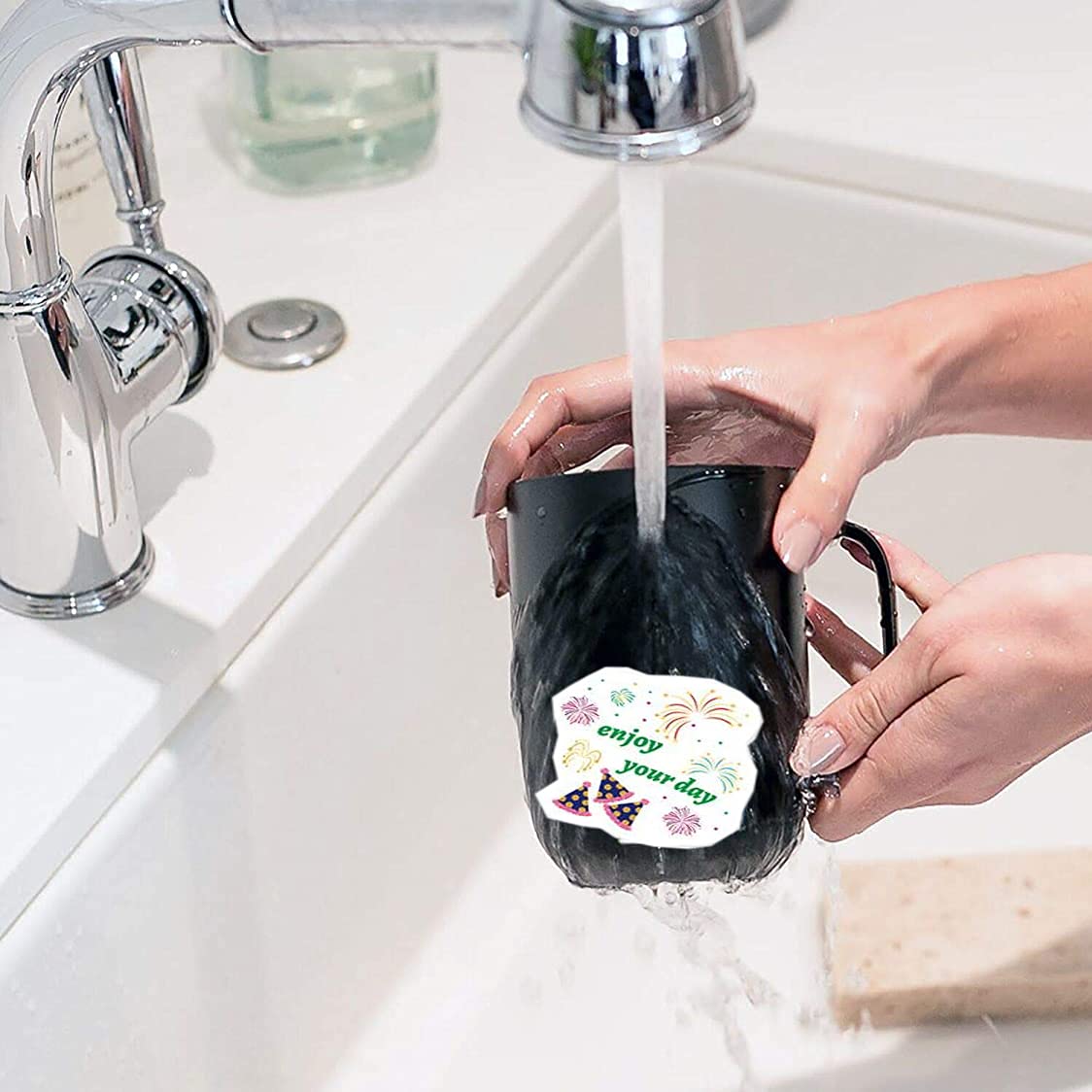 Waterproof Printable Vinyl Sticker Paper for Inkjet Printers & Cricut - 8.5