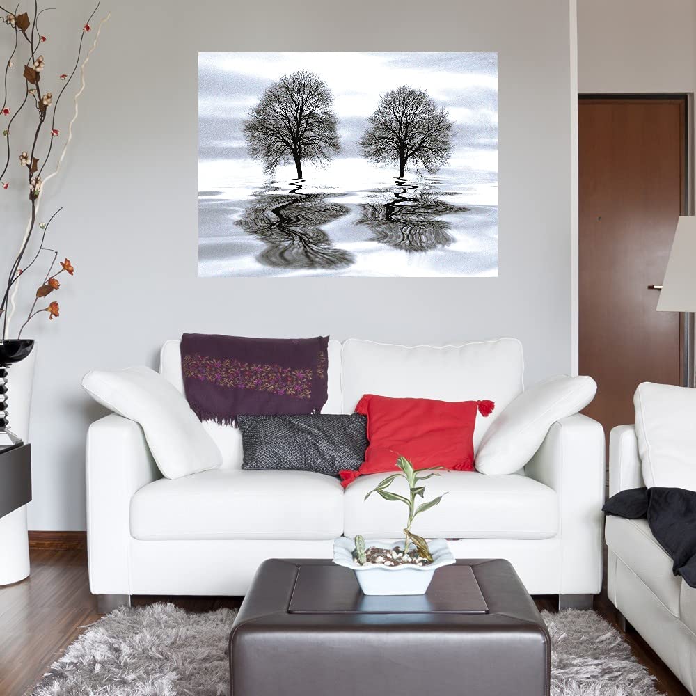 Ilona Wellmann Fine Art Canvas Wall Decor - 32x24 Inch Ready to Hang Painting for Living Room, Bedroom, Office & More - Modern Abstract Artwork for Home & Commercial Spaces