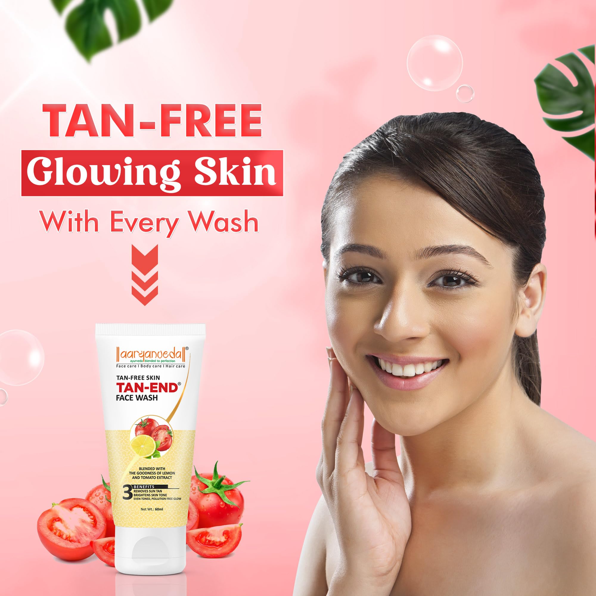 Tea Tree Face Wash with Neem & Aloe Vera Extracts - 120g (Pack of 2) | Acne Treatment & Tan Removal | Gentle Cleansing for Oily & Sensitive Skin - Perfect for Daily Skincare Routine