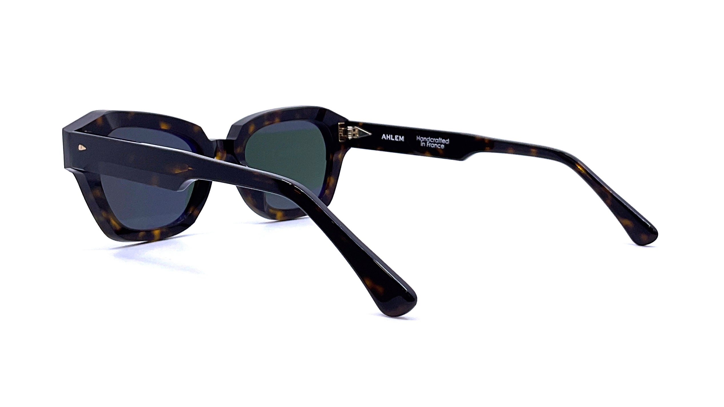 Ahlem Les Halles Sunglasses - Dark Tortoise Frame with UV Protection - Perfect for Outdoor Activities, Travel, and Fashion Accessories