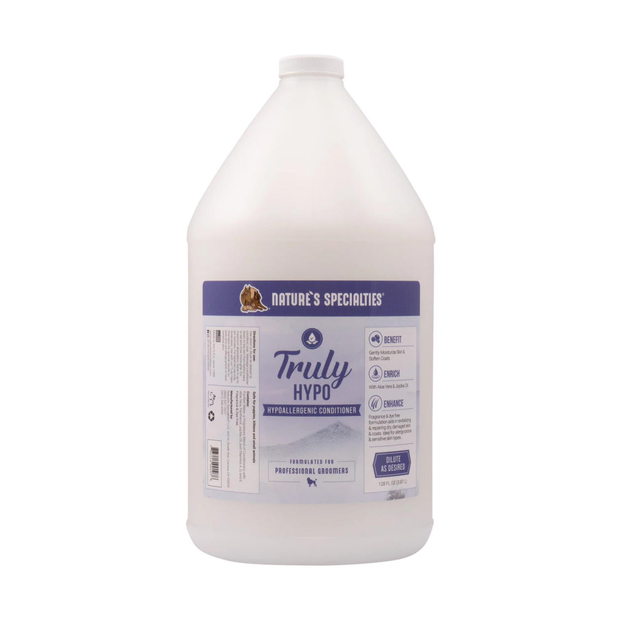 Nature's Specialties Truly Hypoallergenic Conditioner for Sensitive Skin & Scalp - Gentle Moisturizing Hair Care for Daily Use at Home or Salon
