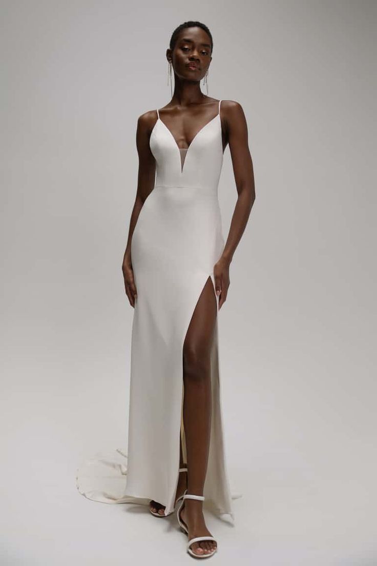Jenny Yoo Ainsley Gown - Elegant Wedding Dress for Brides | Perfect for Formal Weddings & Special Occasions