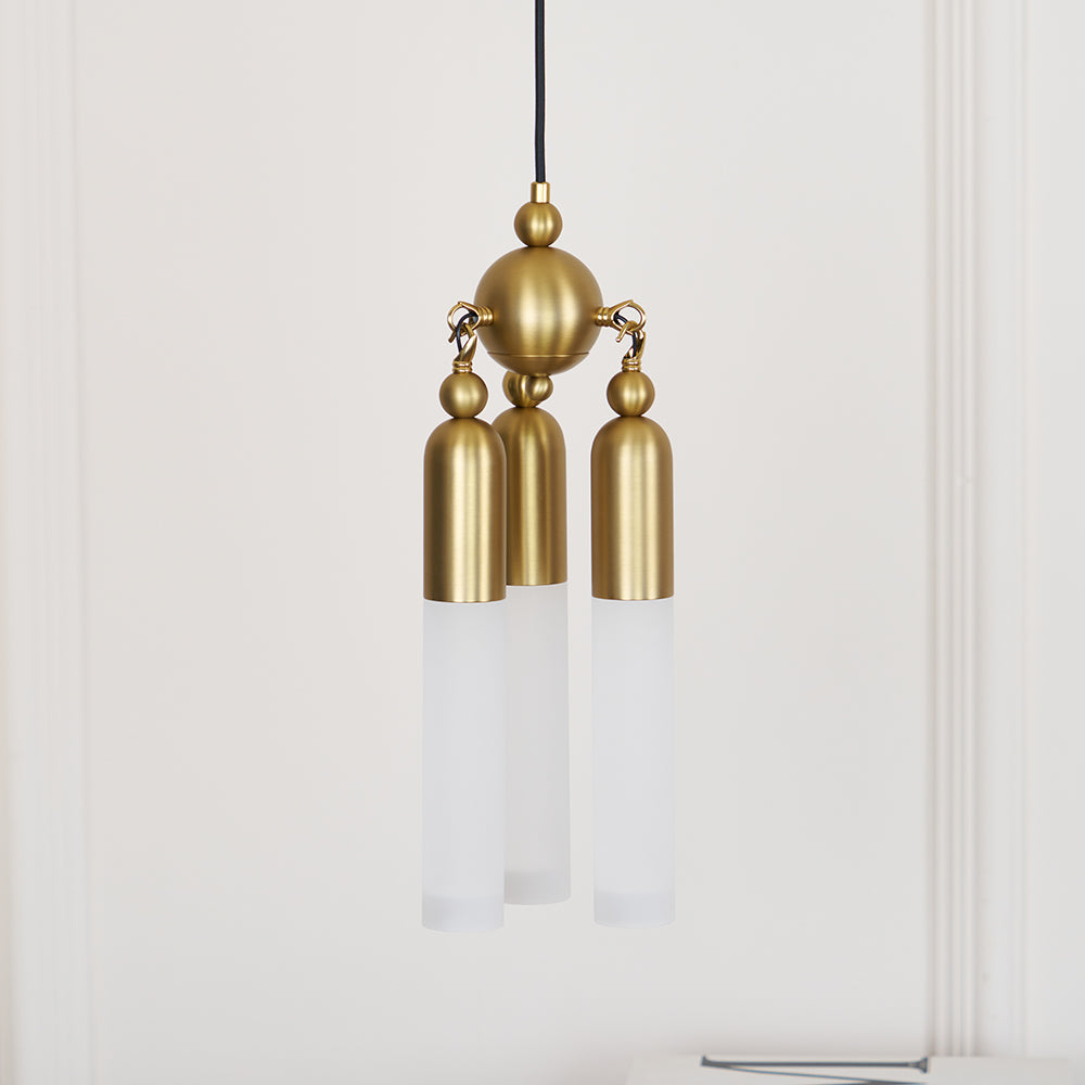 Bettany Pendant Light - Modern Glass Hanging Fixture for Dining Room, Kitchen Island & Bedroom Decor | Energy Efficient LED Lighting