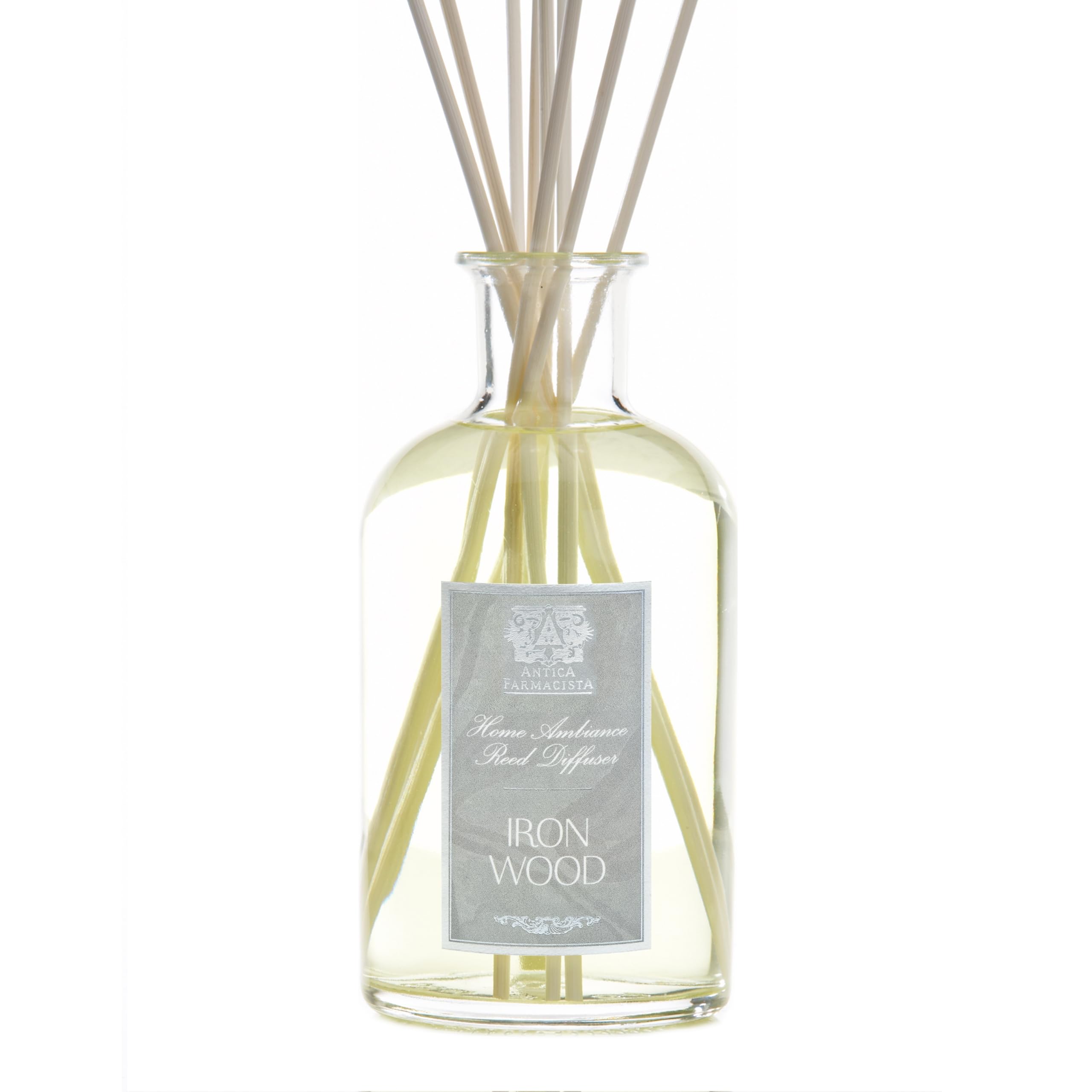 Antica Farmacista Ironwood Reed Diffuser - 17 Fl Oz Home Fragrance Oil Set | Luxury Scented Air Freshener for Living Room, Bedroom & Office