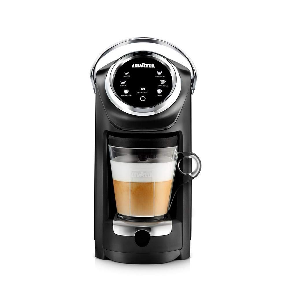 Lavazza Expert Coffee Classy Plus LB 400 Single Serve Espresso & Coffee Maker with Built-in Milk Frother - Perfect for Home & Office Use