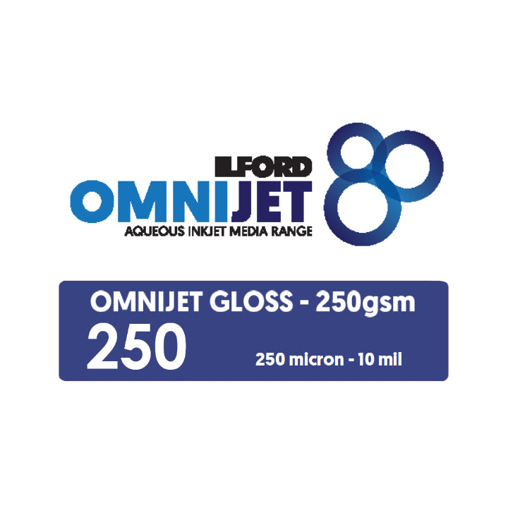 Ilford OMNIJET Glossy Kiosk Photo Paper 250gsm - 10