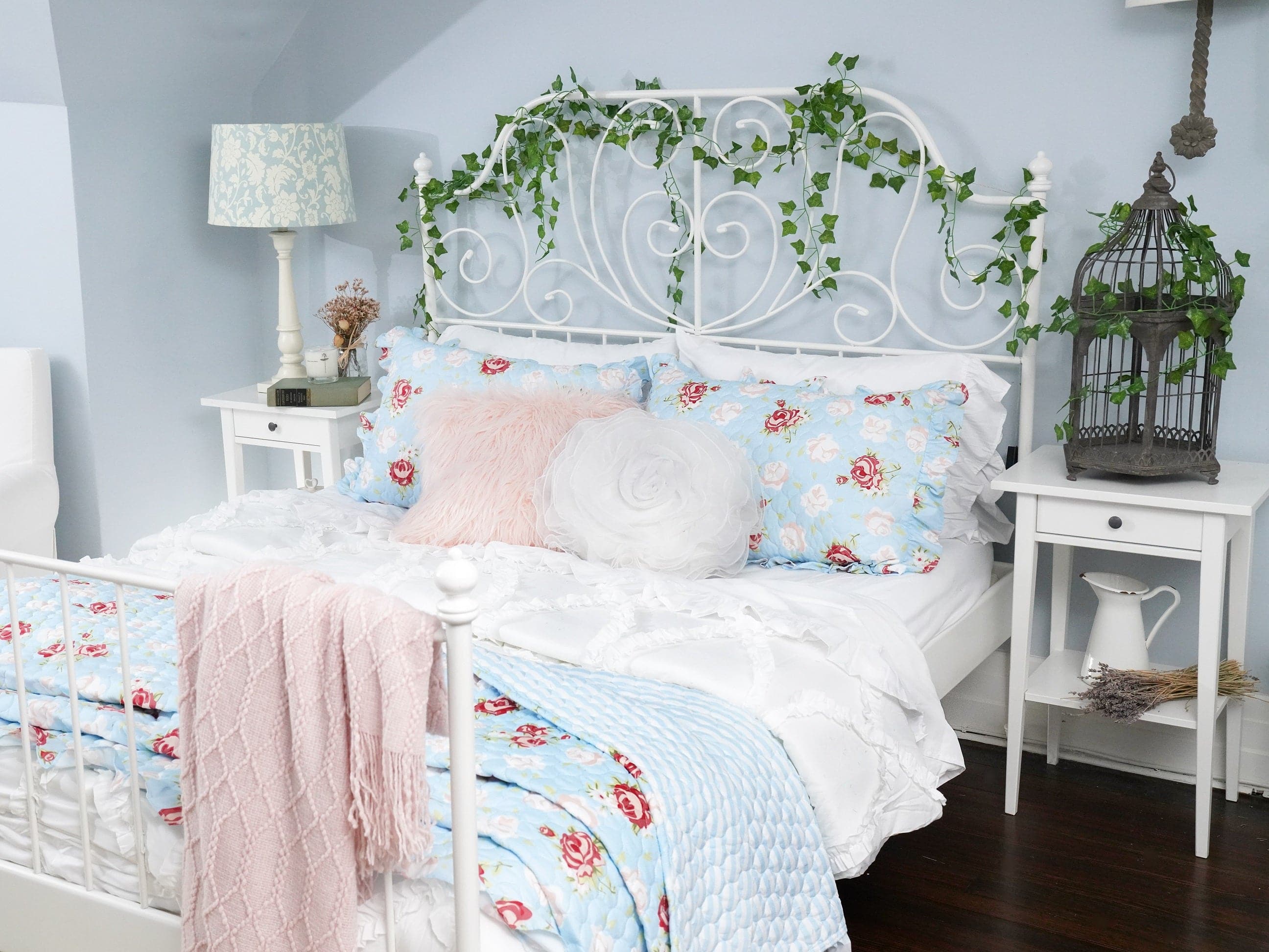 Avon Textured Ruffle Quilt 3-Piece Bedding Set - Soft & Stylish Comforter, Pillow Shams & Bed Skirt for Cozy Bedroom Decor