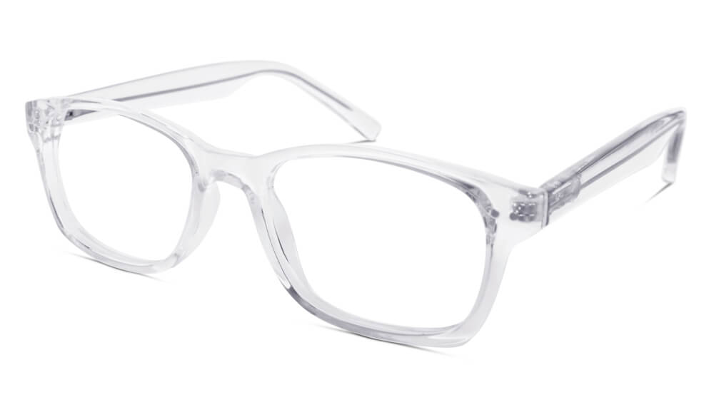 ScreenTime Lucent Blue Light Blocking Computer Glasses - Crystal Clear Readers for Eye Strain Relief - Perfect for Office Work, Gaming & Digital Screen Use
