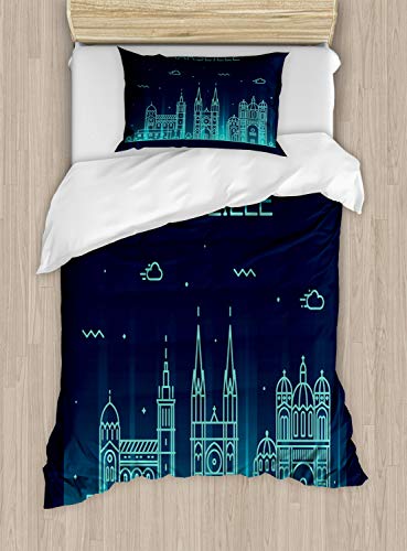 Dark Night Blue Turquoise