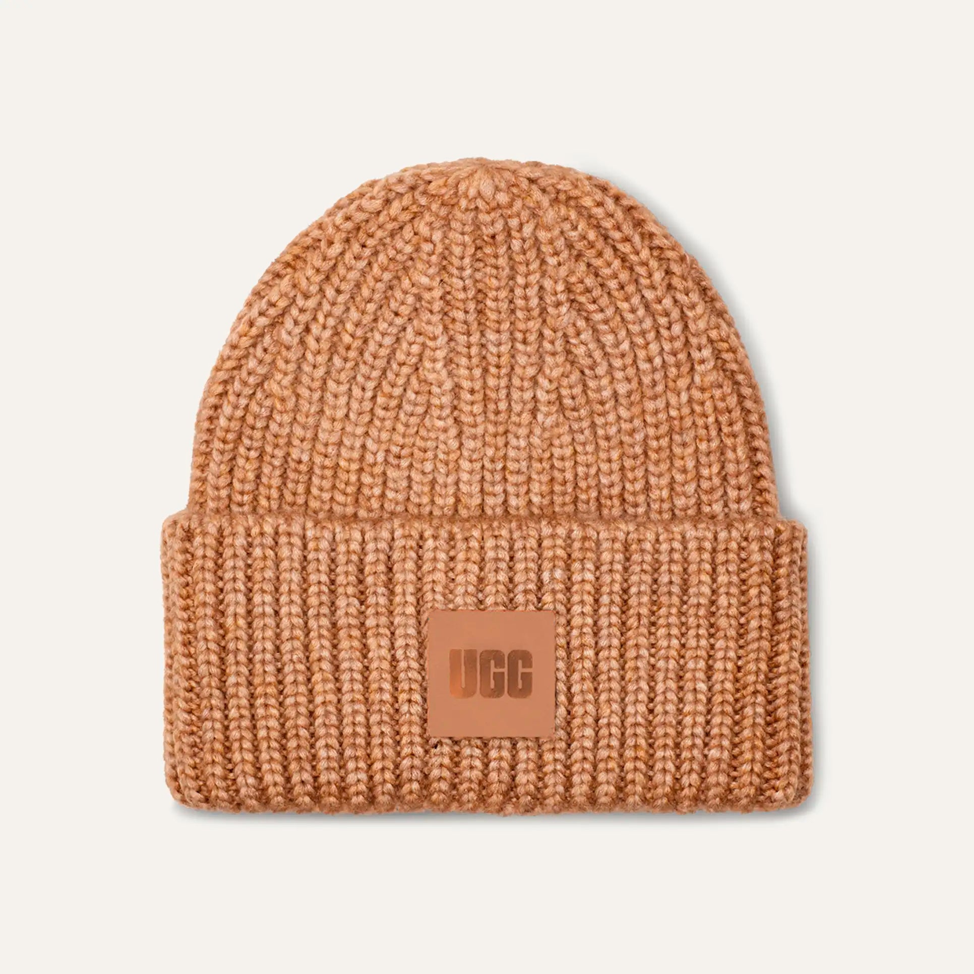 UGG Unisex Chunky Rib Beanie - Warm Winter Knit Hat for Men & Women - Perfect for Skiing, Snowboarding & Cold Weather Activities