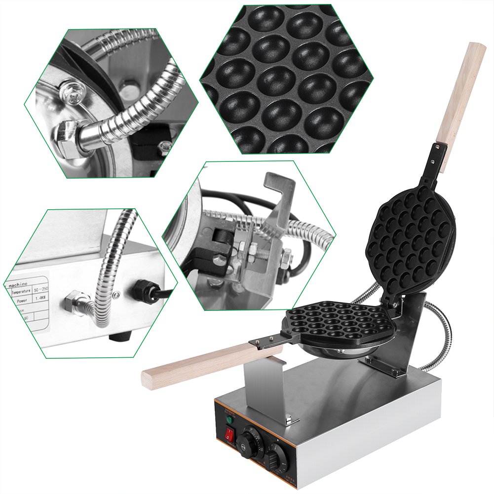 ALDKitchen Belgian Waffle Maker - Thick Waffle Machine with Nonstick Baking Plates | 110V Electric Waffle Iron | Perfect for Breakfast, Brunch & Desserts | Homemade Belgian Waffles, Pancakes & More