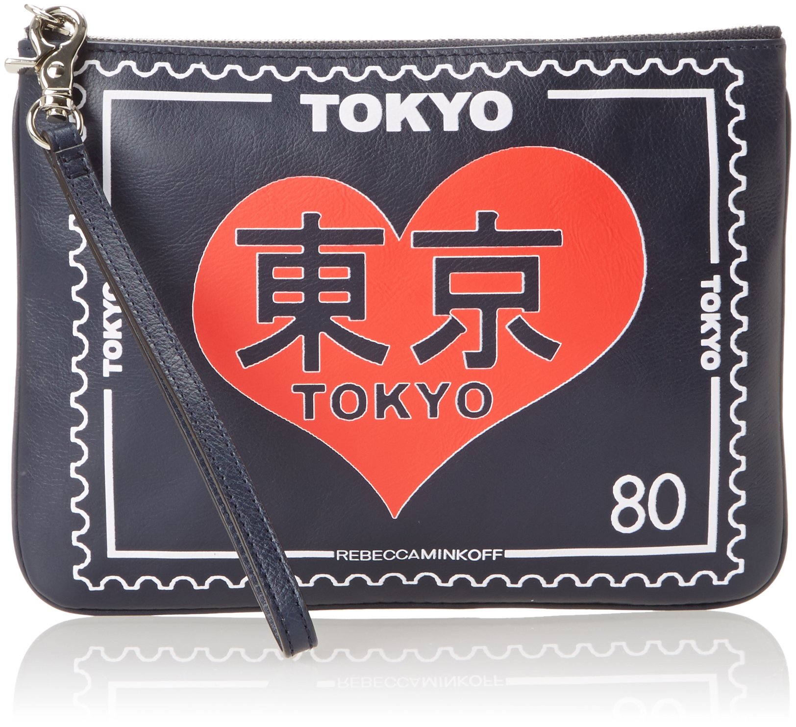 Rebecca Minkoff Genuine Leather Travel Pouch - Tokyo Style Passport Wallet for Women | Perfect for Airplane, Vacation & Business Trips