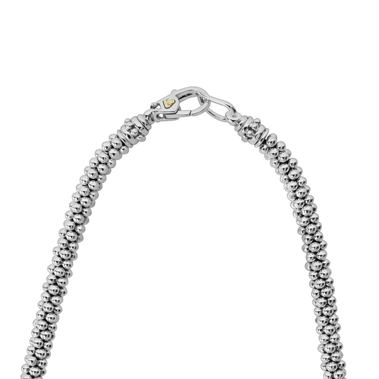 Luxury 5mm Caviar Diamond Necklace for Women - Elegant & Timeless Jewelry Gift for Anniversary, Wedding, or Special Occasions