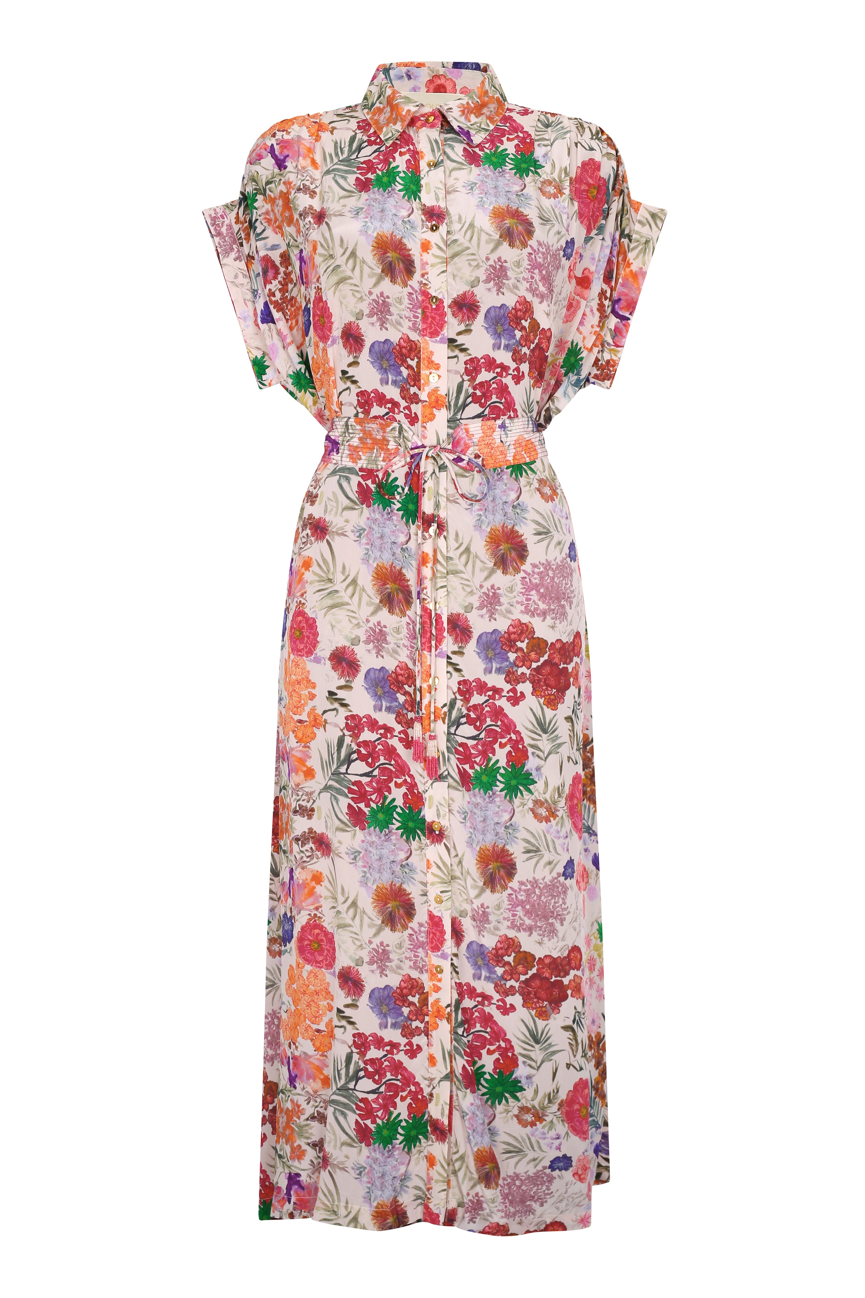 Valerie Kaftan 45 - Elegant Floral Print Summer Dress for Women - Perfect for Beach Vacations, Garden Parties & Boho Chic Outfits
