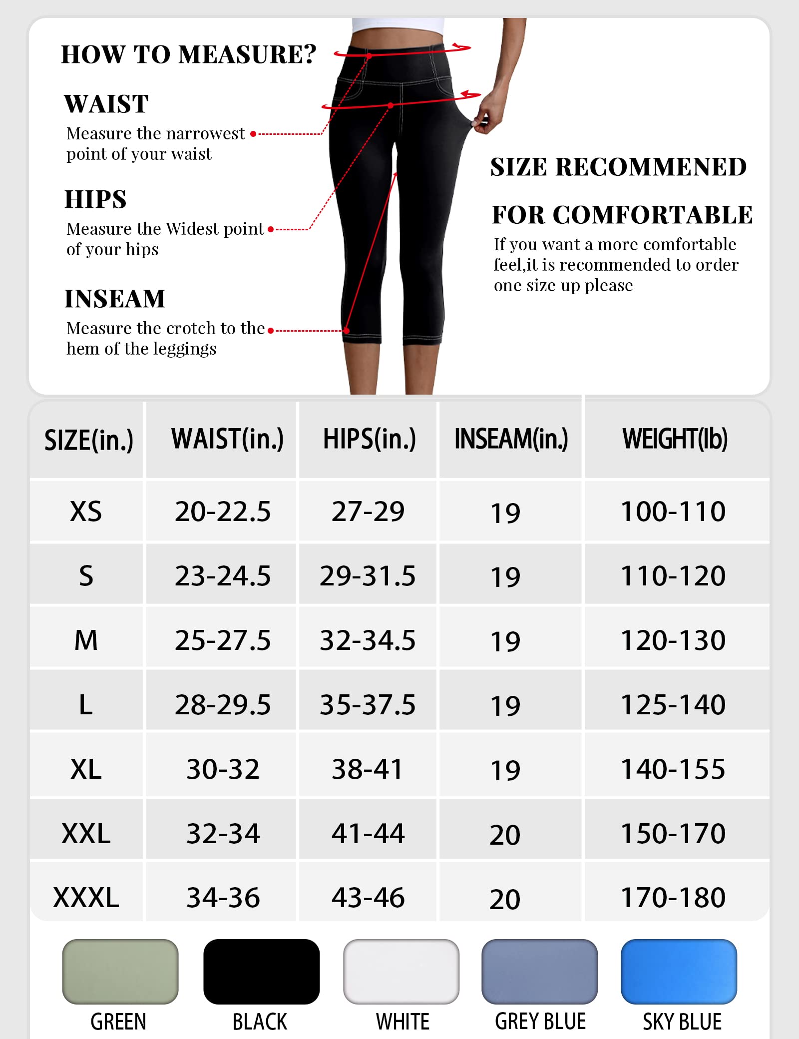 VOOVEEYA Women's High Waist Jeggings with Pockets - Tummy Control Stretchy Leggings for Plus Size | Comfortable Yoga Pants for Workout, Running & Casual Wear