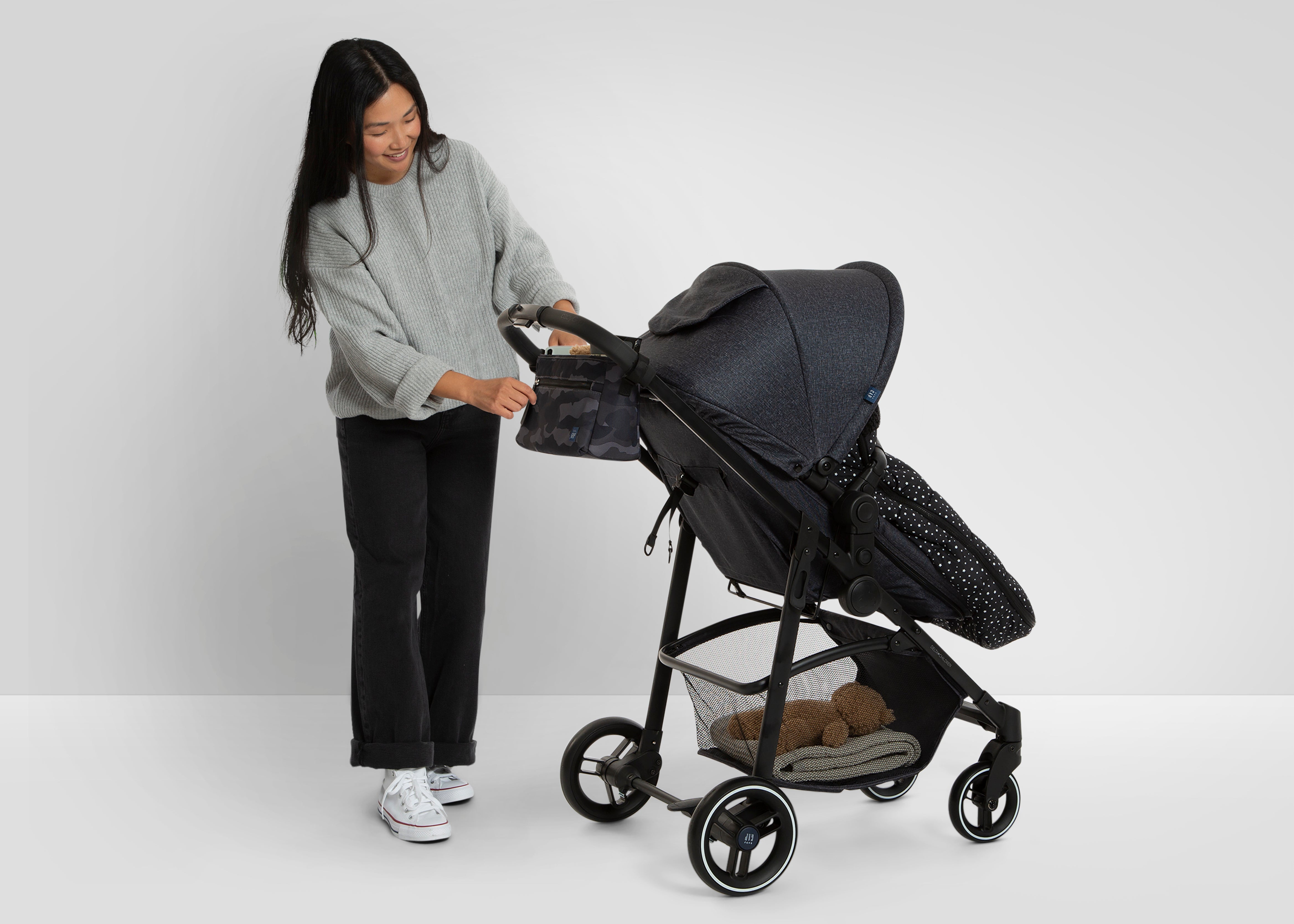BabyGap Classic Parent Organizer for Single Stroller - Diaper Bag with Multiple Pockets - Perfect for On-the-Go Parents & Stroller Organization