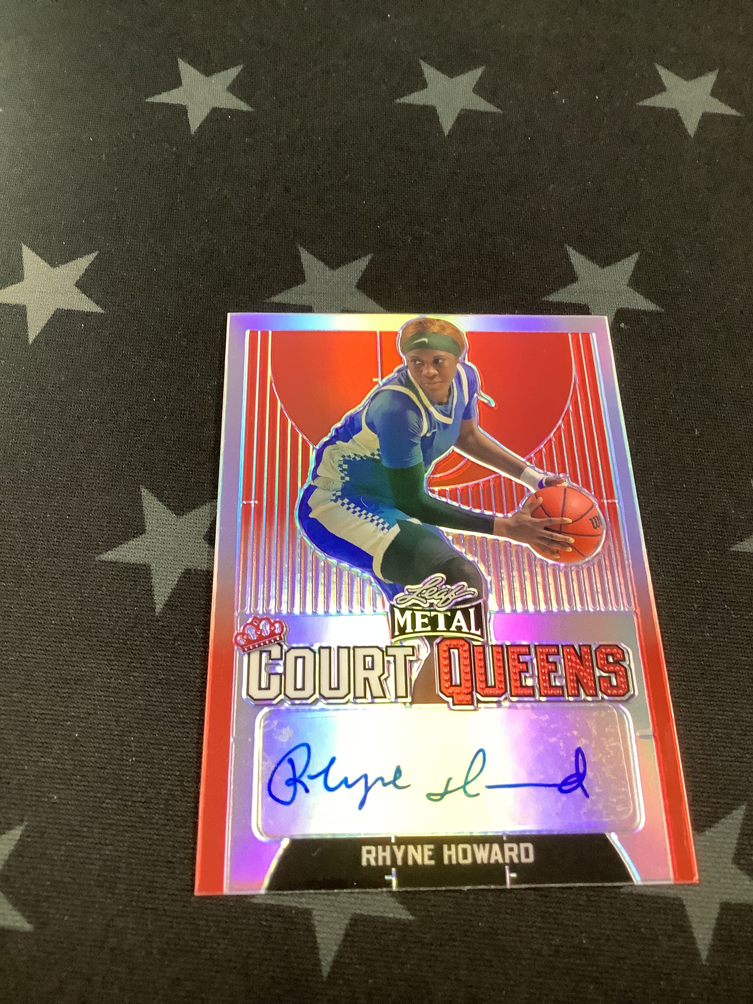 2022 LEAF METAL RHYNE HOWARD COURT QUEENS AUTO #CQ RH1 /5 - Rare Basketball Trading Card for Collectors & Investors - Perfect for NBA Memorabilia Collections & Sports Card Shows